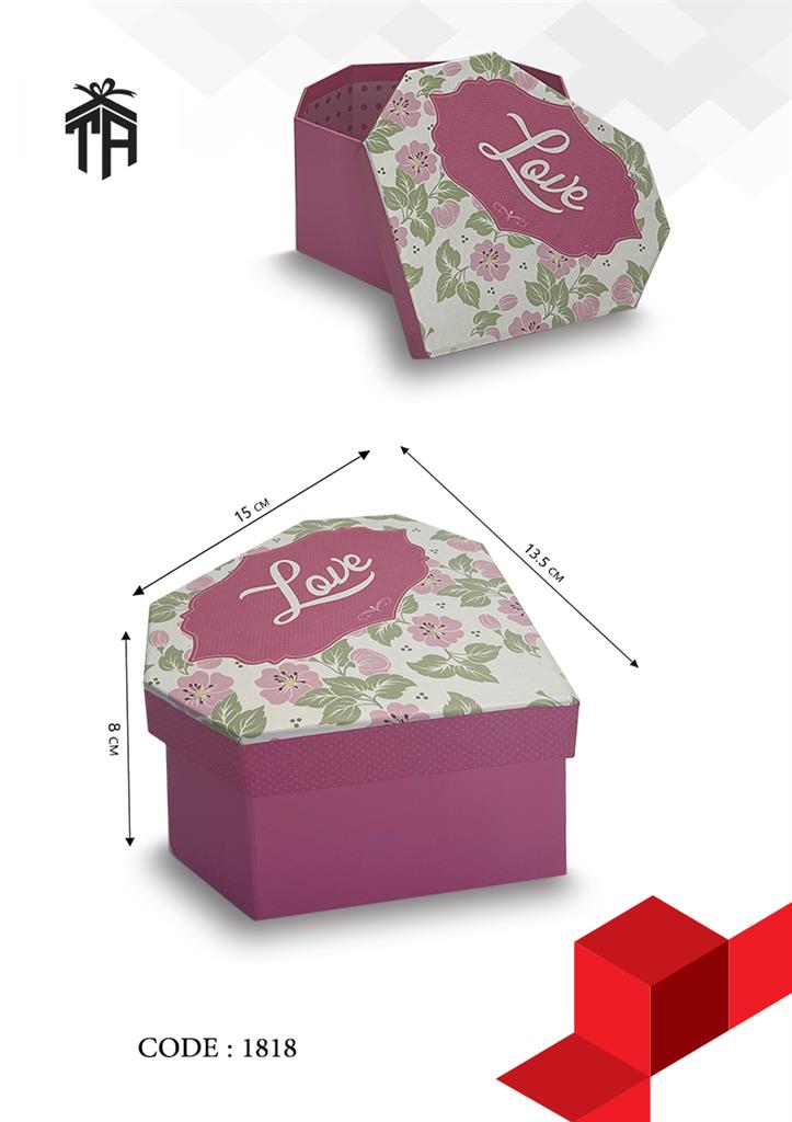 هارد باکس تک سایز الماسی کد 1818